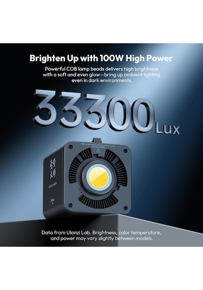 Ulanzi Ml100bi 100w Bi-color Cob Bataryalı Video Led Işık - L231