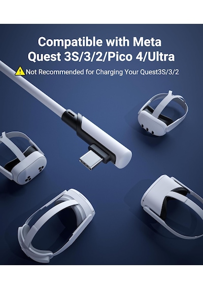 Bağlantı Kablosu, 5 M, Meta/oculus Quest 3/2/pro Ve Pico4/pro Aksesuarları Ve Pc/steam Vr İle U Standart