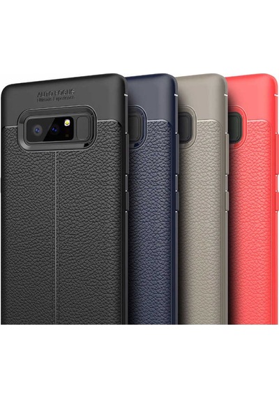 Samsung Galaxy Uyumlu Note 8 Kilif Deri Tarzi Niss Silikon Case 389468249