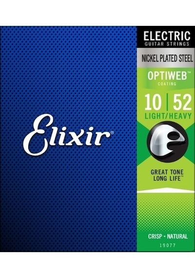 Elixir Optiweb Light Heavy Elektro Gitar Teli 10-52