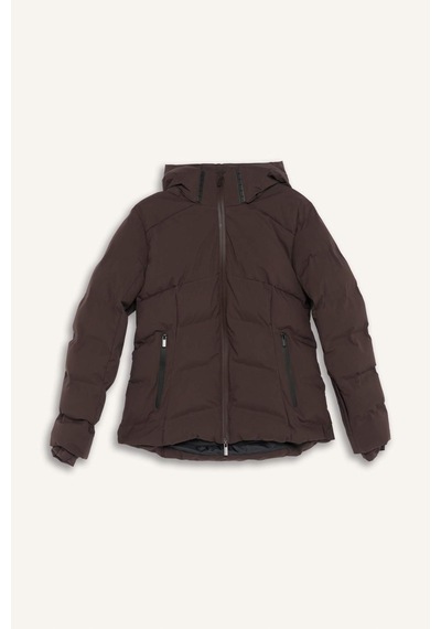 Defacto Su İtici Regular Fit Kapüşonlu Kayak Montu F3523ax25wnbn192 Kahve-bn192