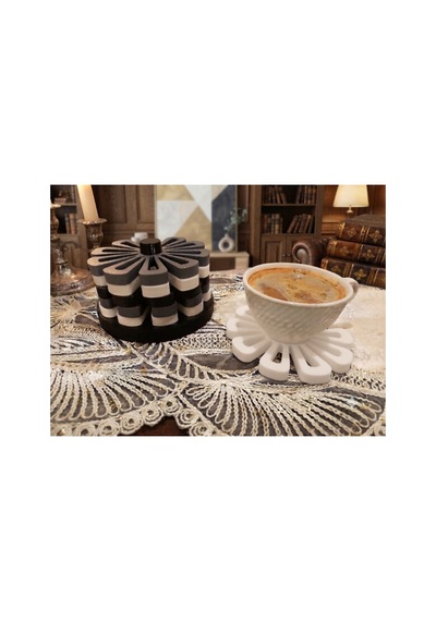 Çiçekli Bardak Altlığı - 902093538 Diğer