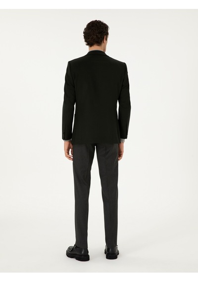 Cacharel Yeşil Slim Fit Kumaş Pantolon Yesıl