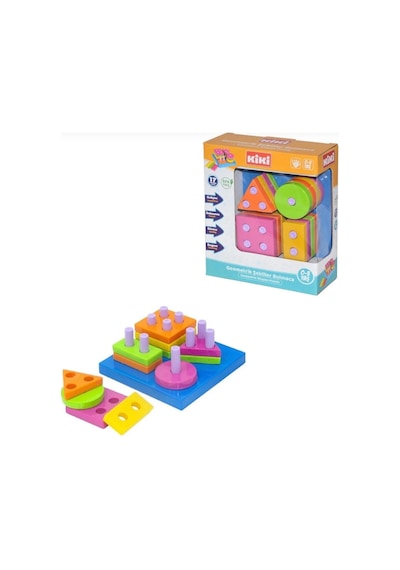Geometrik Şekiller - Kuzu Piyano - Sök Tak Istakoz Çok Renkli