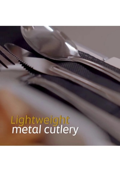Guestinhouse Sola Tek Kullanımlık / Yıkanabilir Paslanmaz Çelik Çatal, Kaşık Ve Bıçak 10 Lu Set Inox