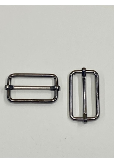 Karantuhafiye Çanta Sürgüsü / Ayar Tokası / 2 Li Set / 3 Cm Antrasit 4 Cm Antrasit 4 Cm Antrasit Çok Renkli