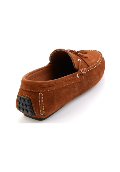 Bambi Taba Hakiki Deri Erkek Loafer Ayakkabı E01547009902 Taba