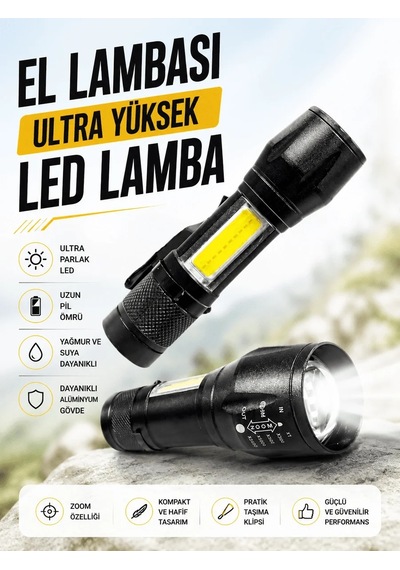 Ers Hs-41 El Lambası Ultra Yüksek Led Lamba