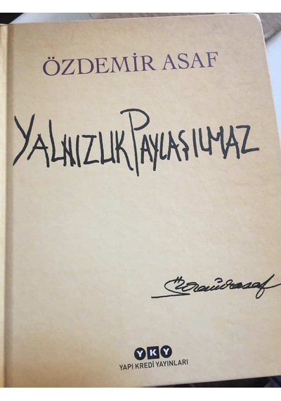 Özdemir Asaf-yalnızlık Paylaşılmaz*Ciltli**özel Baskı!