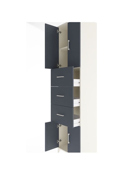 Hyperion Dolap 2 Raflı 3 Çekmeceli 4 Kapaklı 60x44x243 Aytaşı... Aytaşı