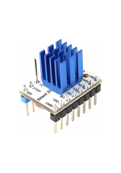 Mks Trinamic Tmc2209 V2.0 Step Motor Sürücü Soğutuculu Makerbase 1/256 Step 1.7a Cnc 3d Yazıcı Dvm.101.226