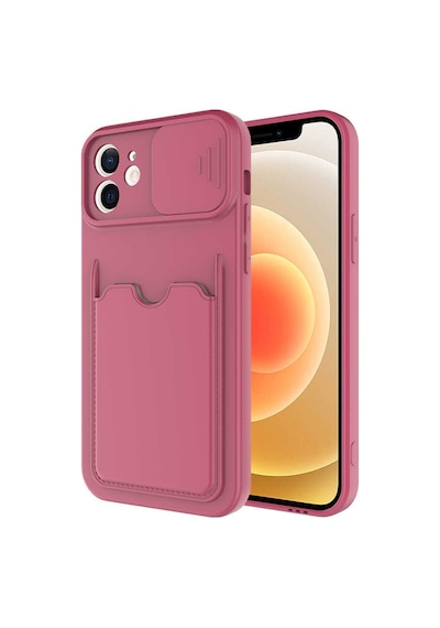 Apple Uyumlu iPhone 12 Kılıf Zore Kartix Kartlık Bölmeli Kılıf