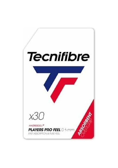 Tecnifibre Players Pro Feel Overgrip 30'lu 0.6mm Beyaz Tenis Gribi 52plapro30 Beyaz