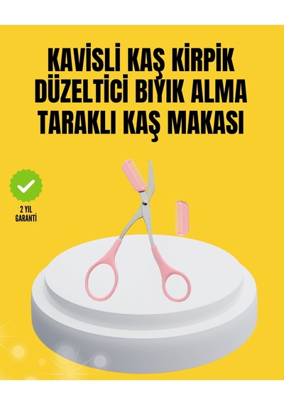 Kaş Kirpik Ve Tırnak Çevresi Temizliği İçin Çok Fonksiyonlu Makas