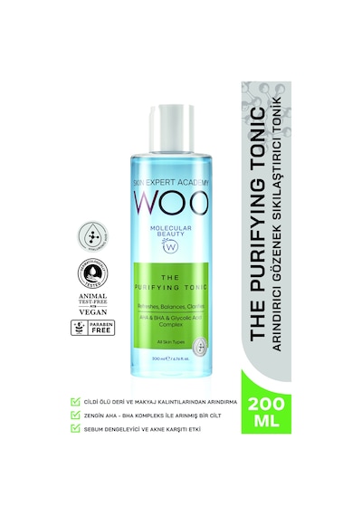 Woo Skin Expert Academy The Purifying Tonik 200 ML