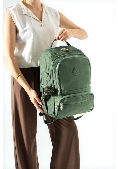 Ultra Hafif Çok Cepli Orta Boy Sırt Çantası Yeşil Model: 571-3m