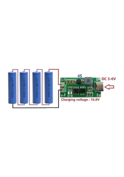 4s 16.8v 2a Li-ion & Lipo Batarya Şarj Devre
