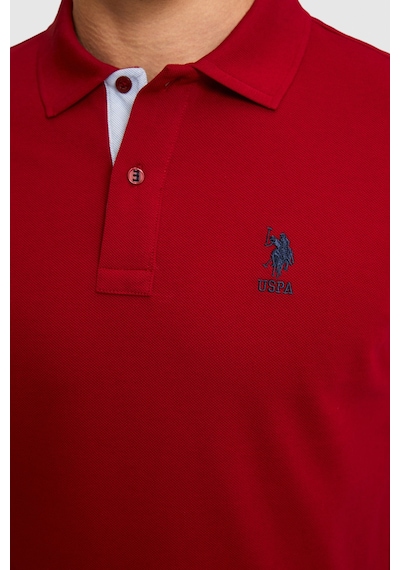 U.s. Polo Assn. Erkek Bordo Tişört Basic 50322314-vr014