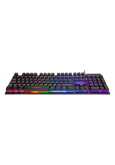 Everest Kb-24 Siyah Rainbow Q Membrane Oyuncu Klavyesi