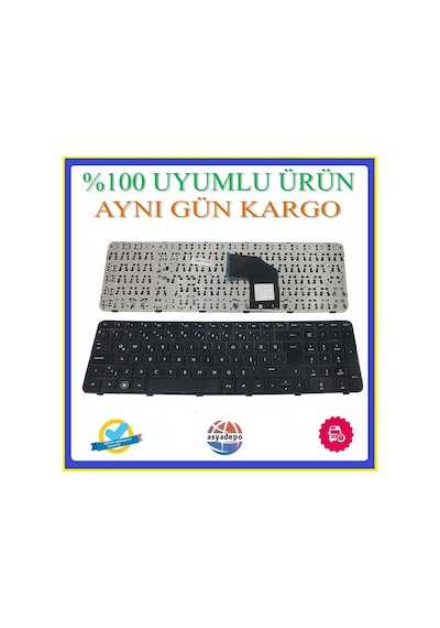 Asya.Depo HP Uyumlu Pavilion G6-2005Et Klavye Tuş Takımı Siyah Tr