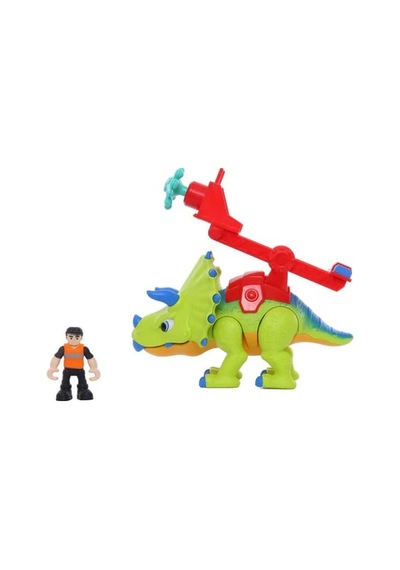 Triceratops Sesli Dino Troop Çocuk Oyun Seti Mega Arm