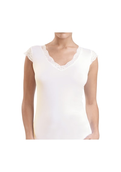 Blackspade Kadın T-Shirt 1348 - Krem