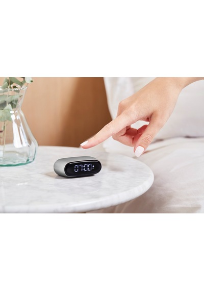 Lexon Minut Alarm Saat Alüminyum Gri - Gümüş