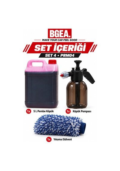 Bgea Premium Köpük Ve Yıkama Seti 4