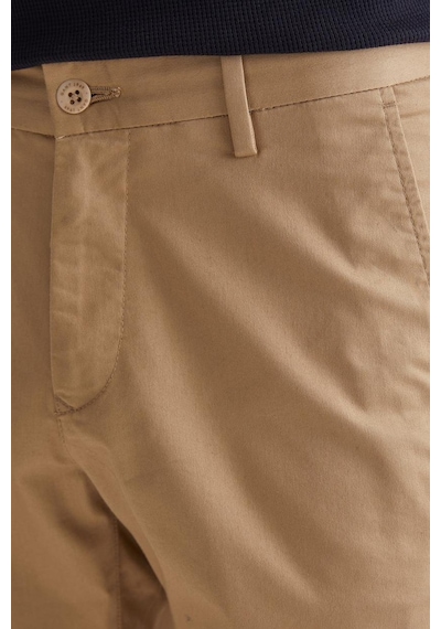 Gant Men's Slim Fit Chino Bermuda Shorts Erkek Dar Kesim Kanvas Bermuda Şort Bej