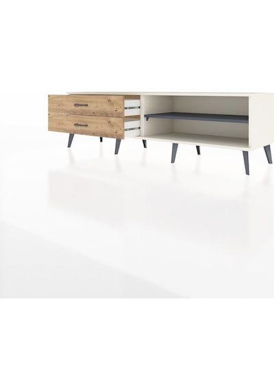 Hyperion Tv Ünitesi Tek Raflı 2 Çekmeceli 176x44x51 Aytaşı-antrasit/çam Antrasıt/atlas Çam Hyperion Tv Ünitesi Tek Raflı 2 Çekmeceli 176x44x51 Aytaşı-antrasit/çam Antrasıt/atlas Çam