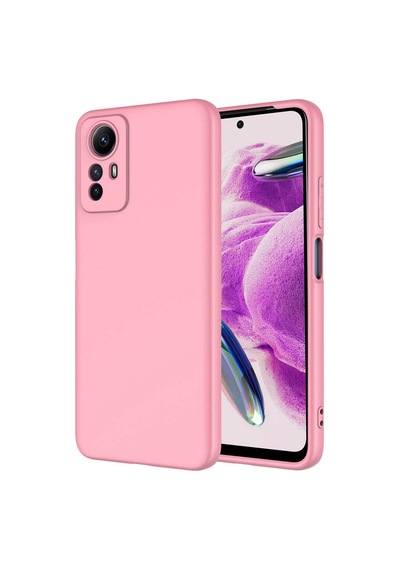 Xiaomi Redmi Note 12s Kılıf Yumuşak Silikon Kamera Korumalı Lansman Pazarplus Lila
