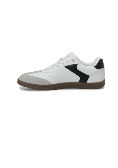 U.S. Polo Assn. U.s. Polo Assn. Sore Pu Beyaz Kadın Sneaker 000000000102695885 Beyaz-sıyah