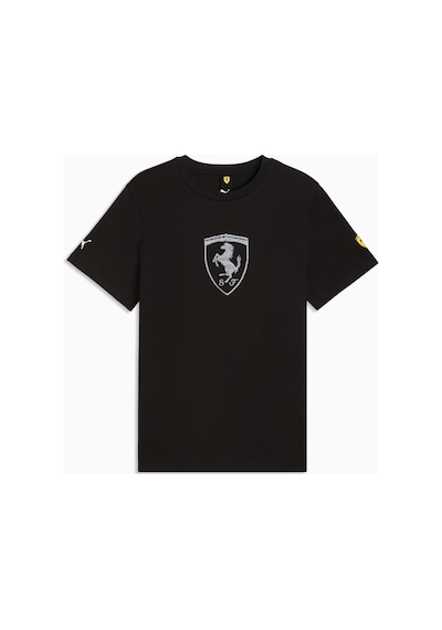 Puma Ferrari Tonal Shield Tee 635311-01 Tişört Erkek T-shirt Siyah