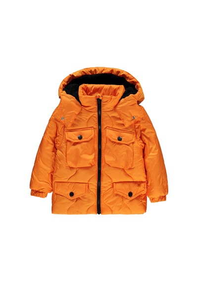 Civil Boys Erkek Çocuk Kapüşonlu Mont 2-5 Yaş Oranj 21400012524w1 Turuncu