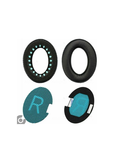 Bose Qc2 Pedi Qc25 Ae2 Ae2i Ae2w Qc2 Qc15 Qc35 Qc35ii Uyumlu Yumuşak Kulaklık Sünger Yastığı Pedi Mavi Siyah