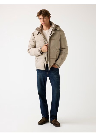 Guess Stretch Puffa Jacket Erkek Şişme Mont M4bl21wgj42 M4bl21wgj42 A90n Bej