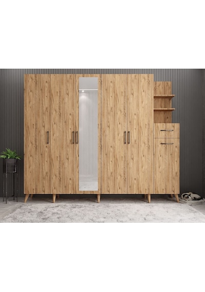 Açelya Portmanto Vestiyer M7 210 Cm Çam