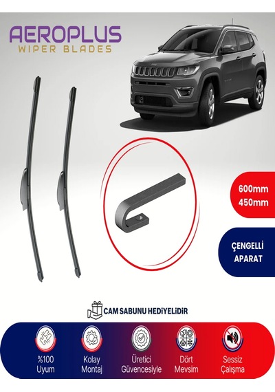 Aeroplus Jeep Compass Muz Silecek Takımı 2017-2020