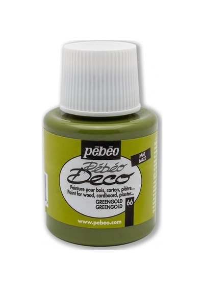 Pebeo Deco 110 Ml Ahşap Boyası 66 Greengold