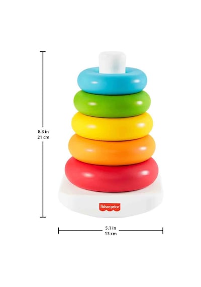 Fisher Price Doğa Dostu Renkli Halkalar GRF09