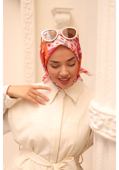 Silk Home Olinda Eşarp 48003-28 Nar Çiçeği