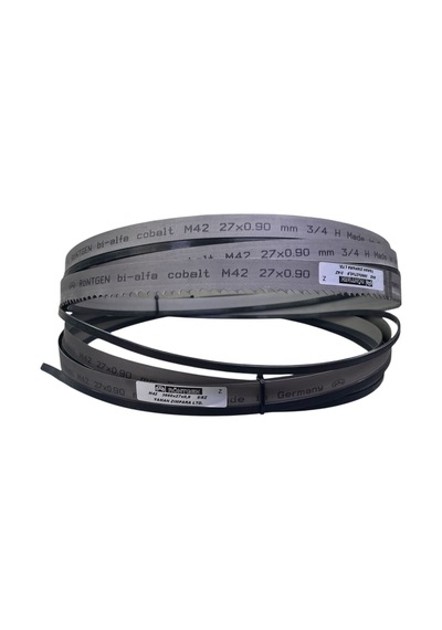 Röntgen 3,66x27x0,9 Bimetal Şerit Testere 3/4 Diş M-42