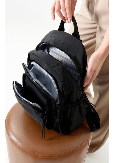Louisiana Polo Bolsas Kadın Sırt Çanta Siyah 1109 Siyah