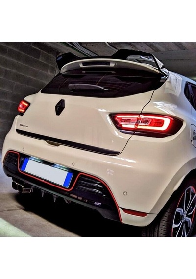 Renault Clio 4 2012 - 2019 Uyumlu Yedek Parça Rs V Cup Spoiler Pl