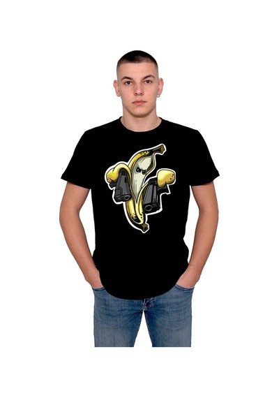 Gang Banana Guns Mafia Eşkiya Muz Tişört Unisex T-shirt 001