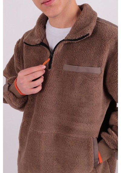 Five Pocket Ff23b6051 Erkek Peluş Mont Vizon