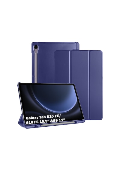 Samsung Galaxy Tab S9 Fe/s10 Fe 10.9inç Uyumlu Kılıf S Pen Kalem Bölmeli Smart Kapak