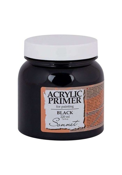 St. Petersburg Sonnet Gesso 220 Ml. Black Siyah