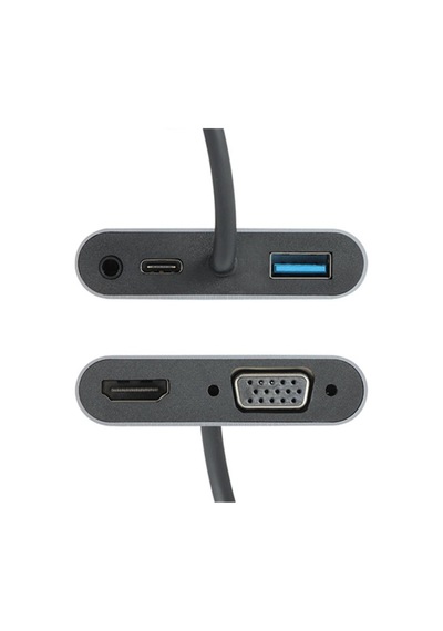 Vcom Cu4511 Type-c To Hdmi+vga+usb 3+3.5mm Aux+ Type-c Çevirici