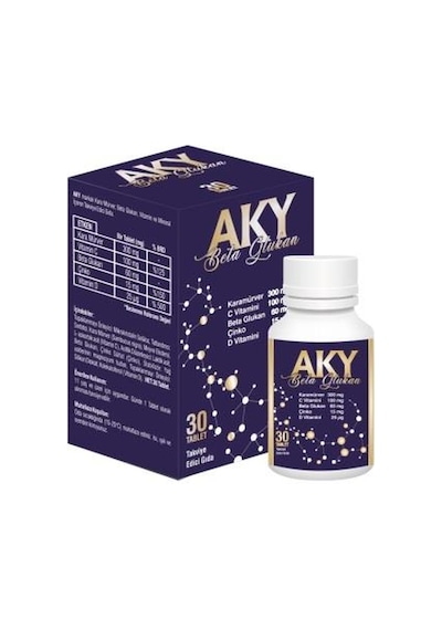 Aky Beta Glukan 30 Tablet